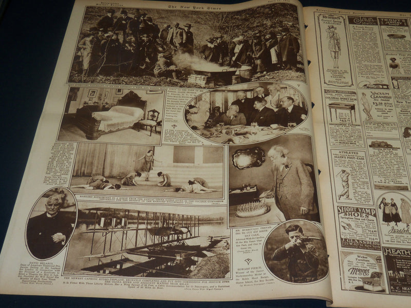 1920 APRIL 11 NEW YORK TIMES PICTURE SECTION - JOHN BURROUGHS - NT 8761