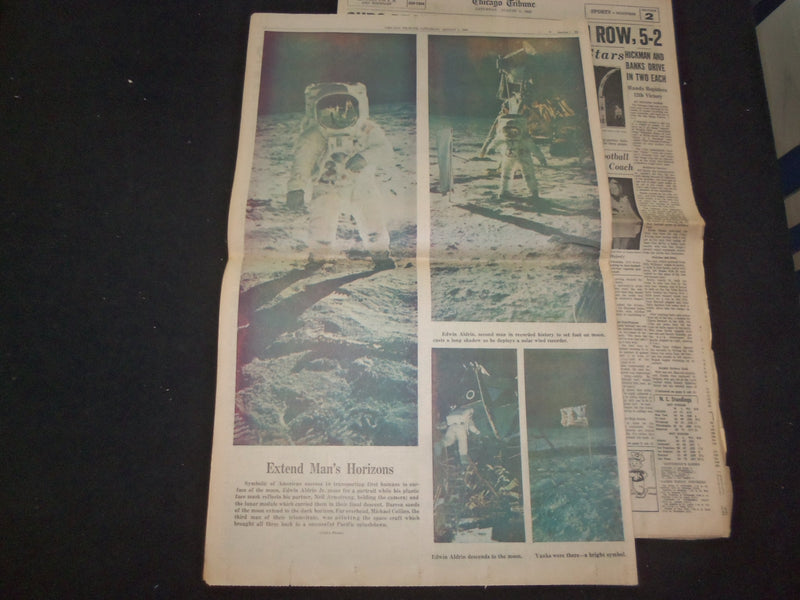 1969 AUG 2 CHICAGO TRIBUNE NEWSPAPER - JETS BEAT STARS, 26 TO 24 - NP 8054