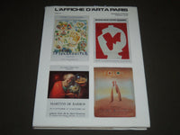 1986 L'AFFICHE D'ART A PARIS BY MUSTAPHA CHELBI FRENCH BOOK - I 1205