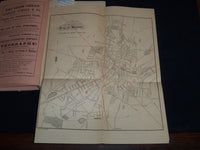 1870 WORCESTER DIRECTORY BY HENRY J. HOWLAND - MAP - KD 81T