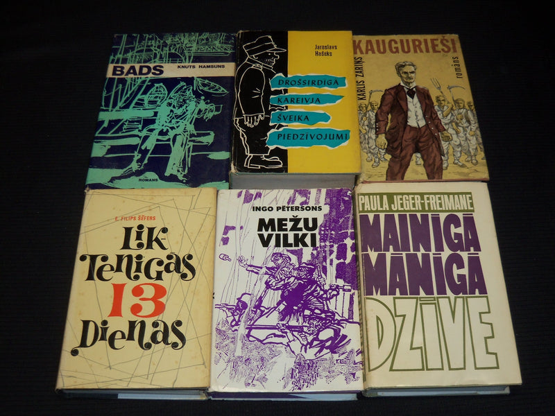 1960'S-1970'S ASSORTED ESTONIAN - LATVIAN BOOKS LOT OF 43 - HARDCOVER - KD 59