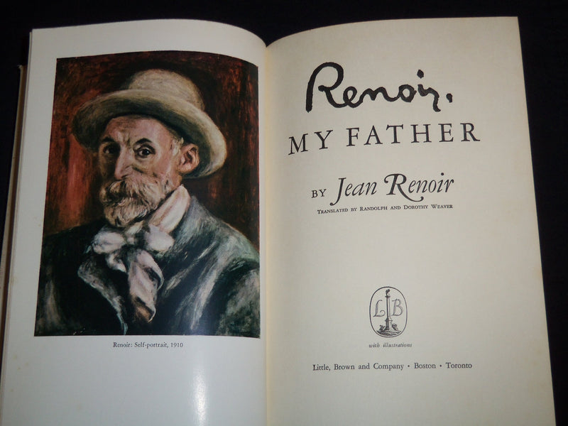 1962 RENOIR MY FATHER BOOK BY JEAN RENOIR - FIRST EDITION - KD 5388B