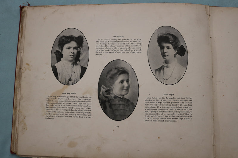 1907 THE RECHAUFFE EASTON HIGH SCHOOL YEARBOOK - EASTON, PENNSYLVANIA - YB 3542