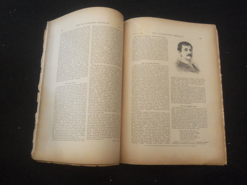 1894 MARCH 17 THE ILLUSTRATED AMERICAN MAGAZINE - GUILLOTINE IN PARIS - SP 5190N