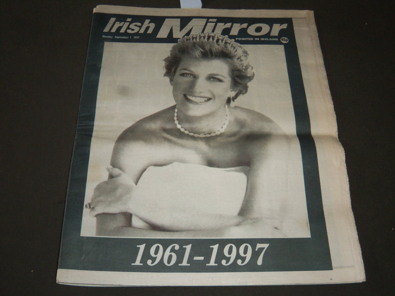 1997 SEPTEMBER 1 IRISH MIRROR DIANA NEWSPAPER 1961-1997 - NICE PHOTOS - NP 2640