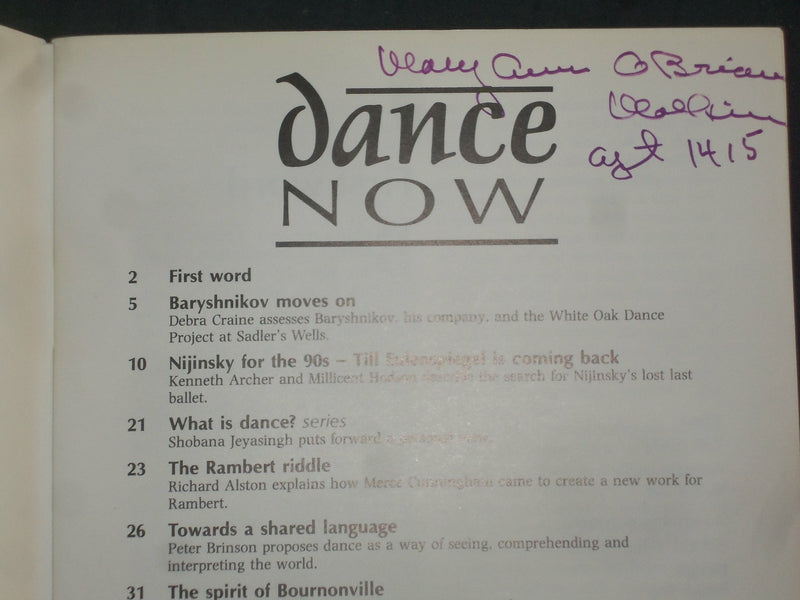 1992-2008 DANCE NOW MAGAZINE - LOT OF 74 ISSUES - VOL. 1, NO. 1 - ENGLAND