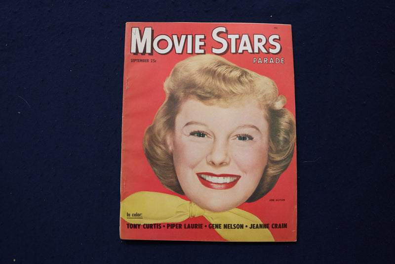 1951 SEPTEMBER MOVIE STARS PARADE MAGAZINE - JUNE ALLYSON COVER - E 18047