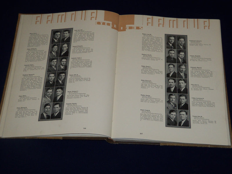 1935 THE CYCLE AMOUR INSTITUTE OF TECHNOLOGY YEARBOOK - CHICAGO IL - YB 761