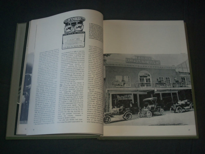 1977 THE AUTOMOBILE IN AMERICA BOOK BY STEPHEN SEARS - WITH SLIP CASE - KD 5439