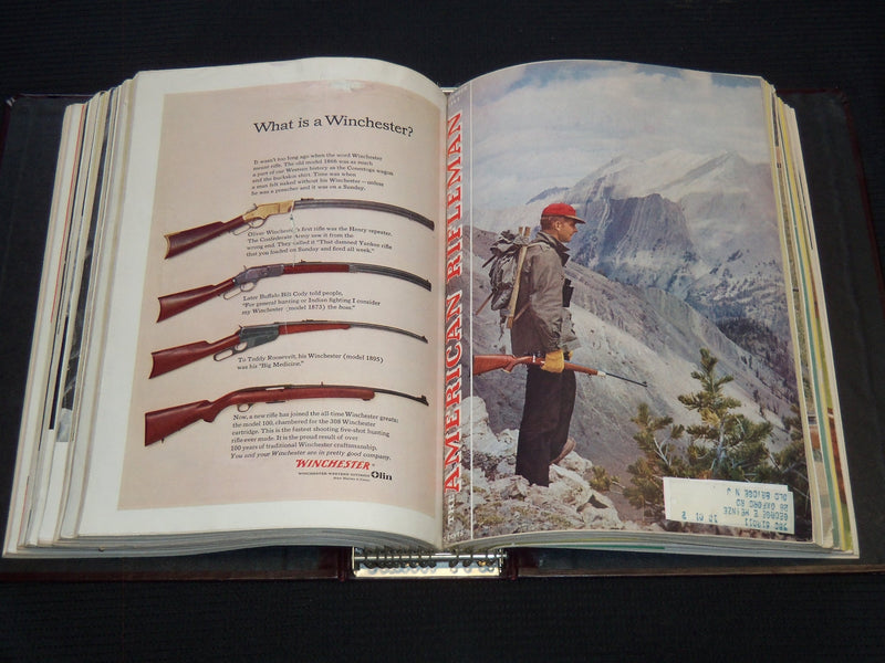 1961 JANUARY-DECEMBER THE AMERICAN RIFLEMAN MAGAZINE BOUND VOLUME - KD 4839