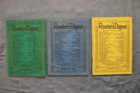 1937 READER'S DIGEST MAGAZINE - COMPLETE YEAR - LOT OF 12 - O 3872