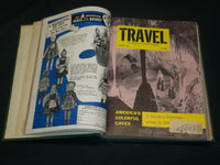 1958 JANUARY-DECEMBER TRAVEL MAGAZINE BOUND VOLUME - GREAT COVERS - KD 6000