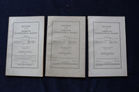 1931-1936 AMERICAN MATHEMATICAL SOCIETY BULLETIN MAGAZINE - LOT OF 18 - O 3584