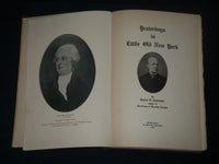 1929 YESTERDAY'S IN LITTLE OLD NEW YORK BOOK BY JAMES H. CALLENDER - KD 5283