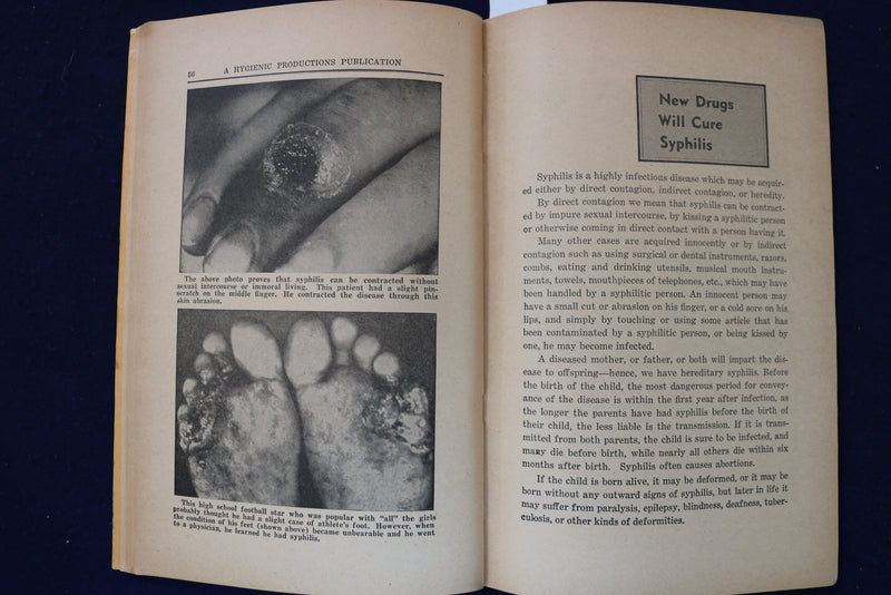1948 FATHER AND SON MANUAL OF HYGIENE SOFTCOVER BOOK - K 1326