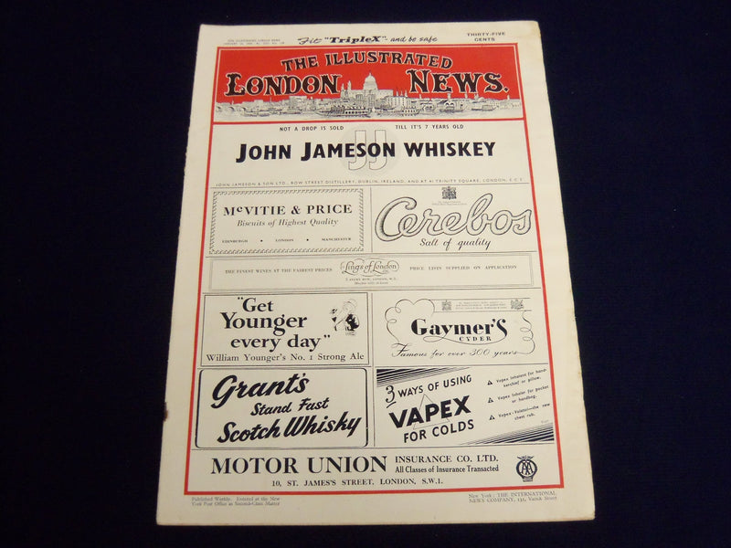 1950 JANUARY 14 ILLUSTRATED LONDON NEWS MAGAZINE - ZERMATT ON SKIS - E 8125