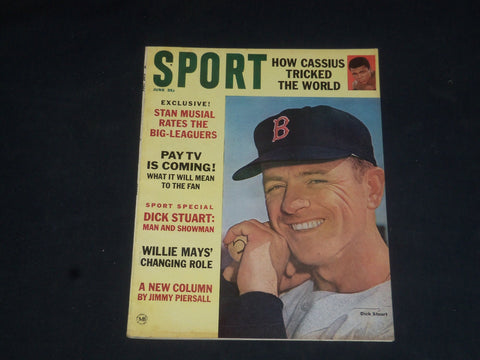 1964 JUNE SPORT MAGAZINE - DICK STUART COVER - SP 8507
