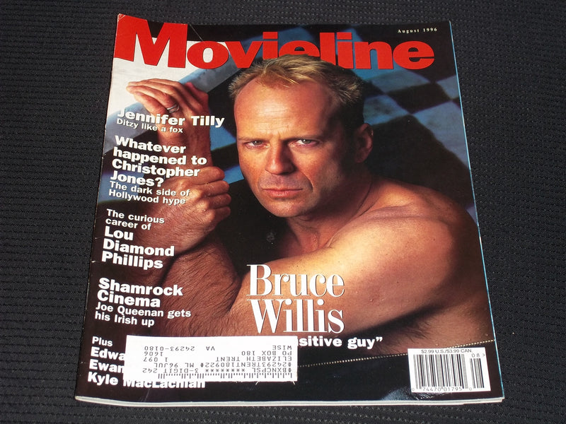 1996 AUGUST MOVIELINE MAGAZINE - BRUCE WILLIS FRONT COVER - E 17149