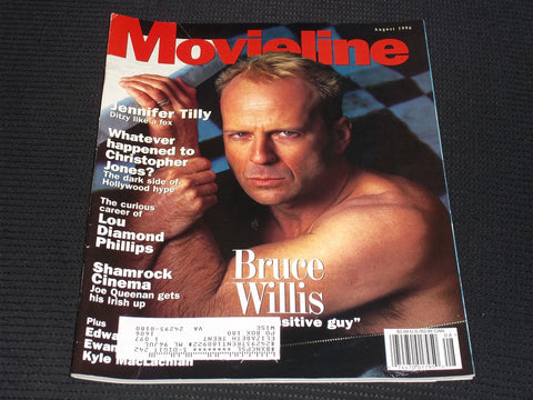 1996 AUGUST MOVIELINE MAGAZINE - BRUCE WILLIS FRONT COVER - E 17149
