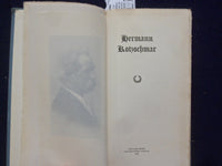 1909 HERMAN KOTZSCHMAR HARDCOVER BOOK - K 212