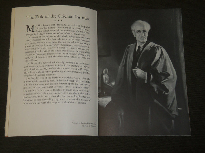 1940'S THE ORIENTAL INSTITUTE OF THE UNIVERSITY OF CHICAGO BOOK - J 3561