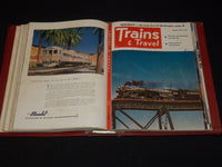 1953 TRAINS MAGAZINES BOUND VOLUME LOT OF 10 ISSUES - NICE COVERS - KD 2133B