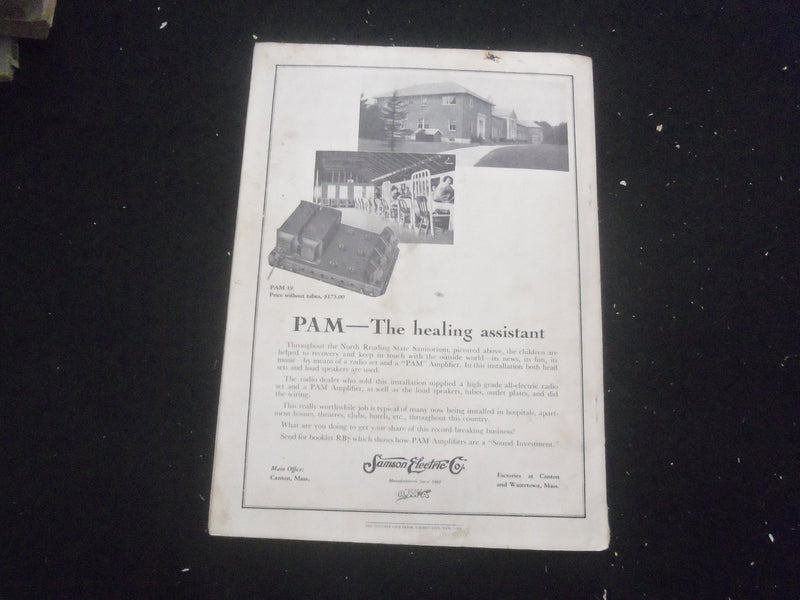 1929 MAY RADIO BROADCAST MAGAZINE - NICE COVER, ARTICLES & PHOTOS - B 434S