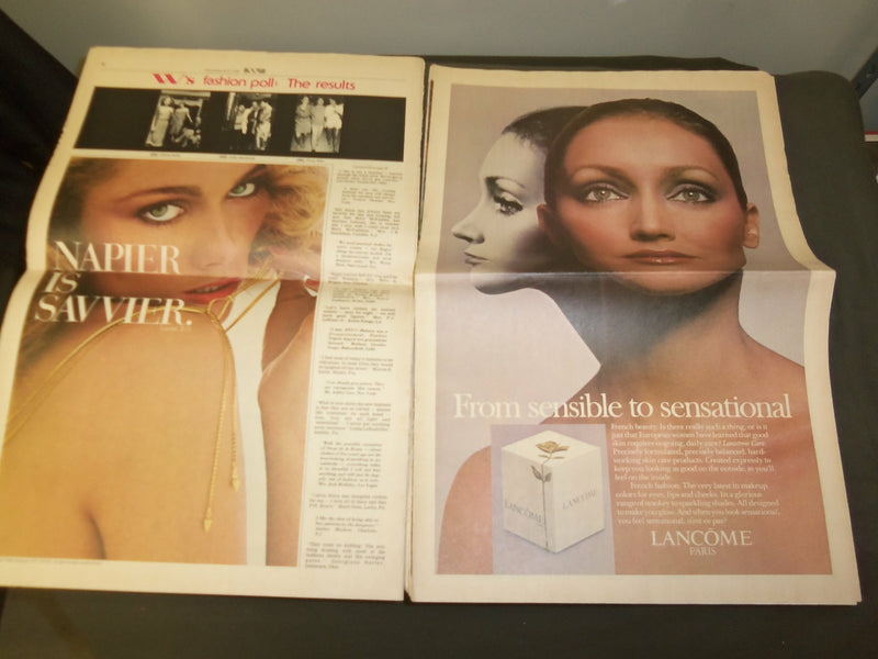 1978 NOVEMBER 10-17 W MAGAZINE - GREAT STORIES, PHOTOS & ADS - NP 3346