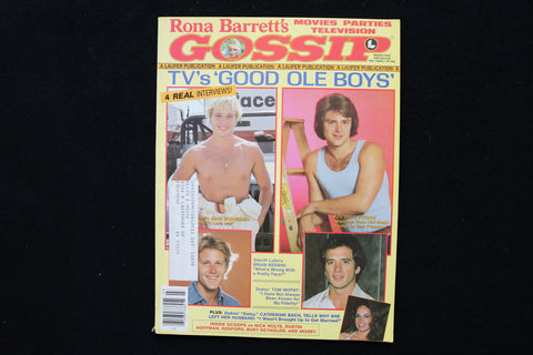 1980 MARCH RONA BARRETT'S GOSSIP MAGAZINE - JOHN SCHNEIDER COVER - E 24359