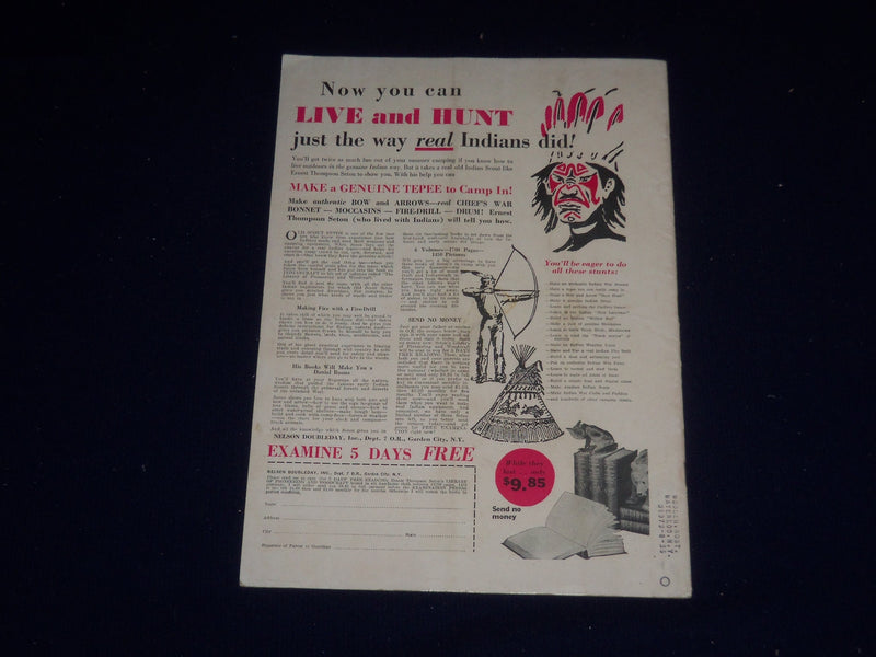 1935 JULY OPEN ROAD FOR BOYS MAGAZINE - CIRCUS SCARES BY W. HENRY SHEAK- SP 5398
