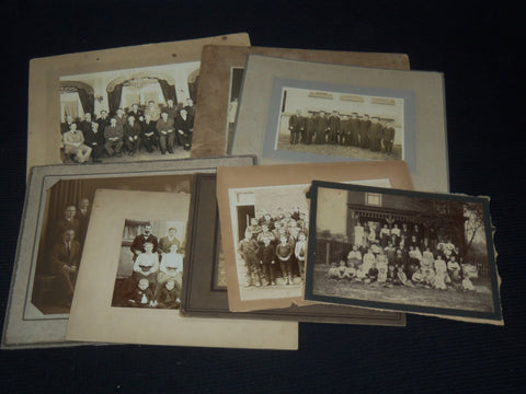 1800'S-1900'S ASSORTED MOUNTED PHOTOS - 8 TOTAL PHOTOS - #37