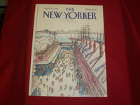 1984 APRIL 30 NEW YORKER MAGAZINE FRONT COVER ONLY - GREAT ART FOR FRAMING