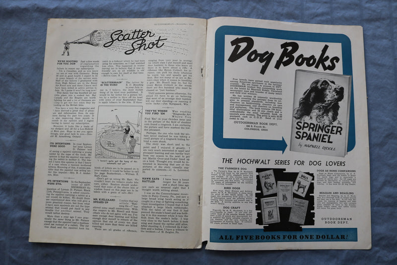 1940 NOVEMBER OUTDOORSMAN MAGAZINE - CAMP PERRY SHOOT - ST 1001G