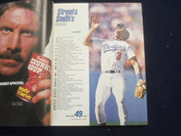 1989 STREET AND SMITH'S BASEBALL MAGAZINE - MARK GRACE/CHRIS SABO COVER -ST 6922