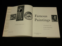 1962 FAMOUS PAINTINGS HARDCOVER BOOK BY ALICE ELIZABETH CHASE - R 720W