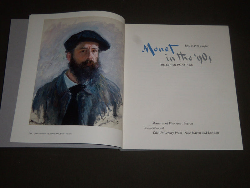 1990 MONET IN THE 90'S BY PAUL HAYES TUCKER SOFTCOVER BOOK - I 962
