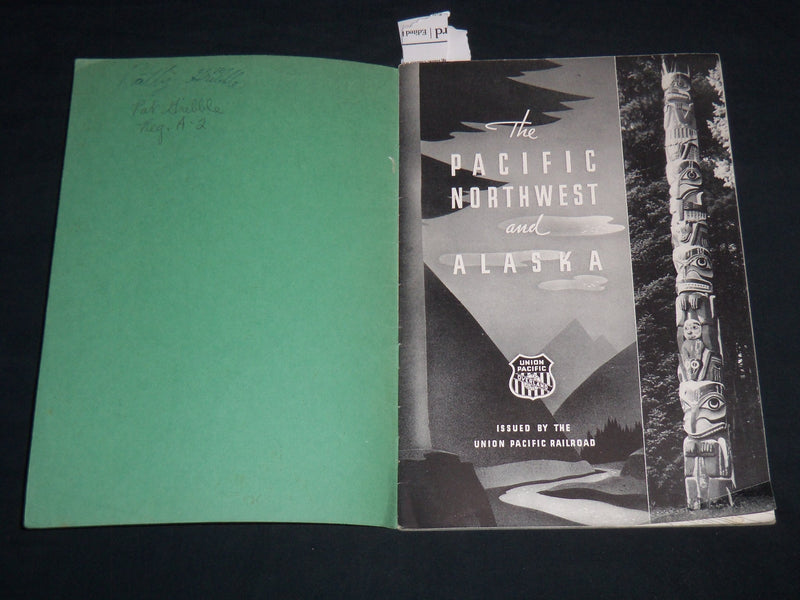 1930'S PACIFIC NORTHWEST AND ALASKA TOUR BOOK - UNION PACIFIC RAILROAD - J 8549