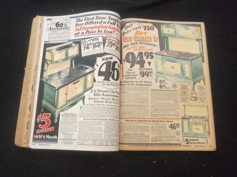 1932 SPRING AND SUMMER MONTGOMERY WARD CATALOG - CHICAGO, ILLINOIS - R 93G