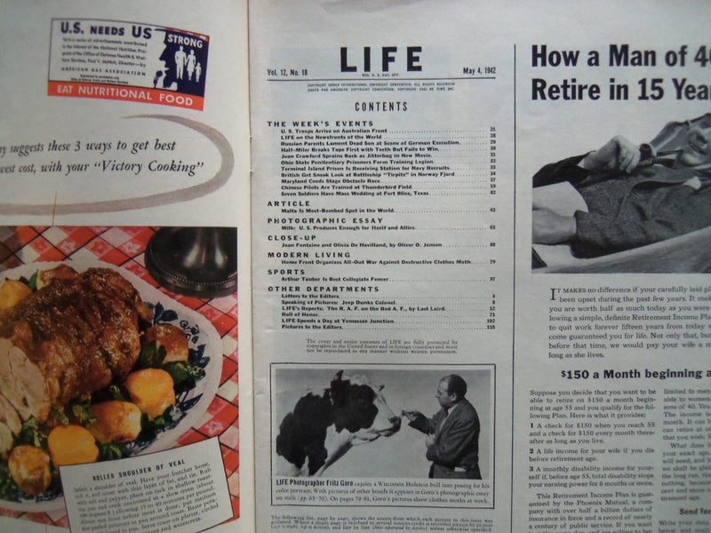 1942 MAY 4 LIFE MAGAZINE - CHINESE AIR CADET - L 285