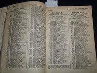 1909 NEW ENGLAND TELEPHONE & TELEGRAPH CO. WEST CENTRAL PHONE BOOK - J 8817