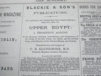 1877 THE ACADEMY WEEKLY REVIEW OF LITERATURE LOT OF 44 ISSUES - LONDON - O 2381