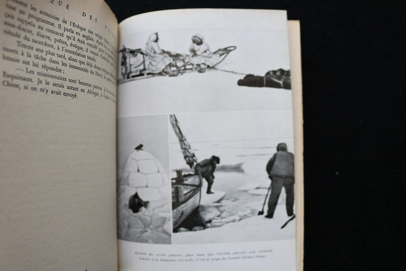 1954 L'EVEQUE DES NEIGES SOFTCOVER BOOK BY ROLAND CLUNY - FRENCH TEXT - K 3499