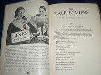 1928-1946 THE YALE REVIEW MAGAZINE LOT OF 7 - NICE ARTICLES & ADS - WR 748