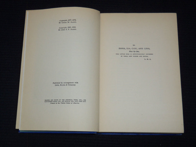 1919 UNDER THE LILACS HARDCOVER BOOK BY LOUISA M. ALCOTT - KD 7935