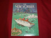 1990 APRIL 9 NEW YORKER MAGAZINE FRONT COVER ONLY - GREAT ART FOR FRAMING