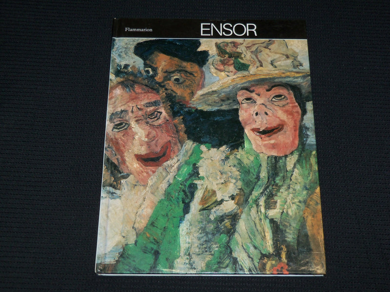 1990 ENSOR HARDCOVER BOOK BY JACQUES JANSSENS - FLAMMARION - R 717J