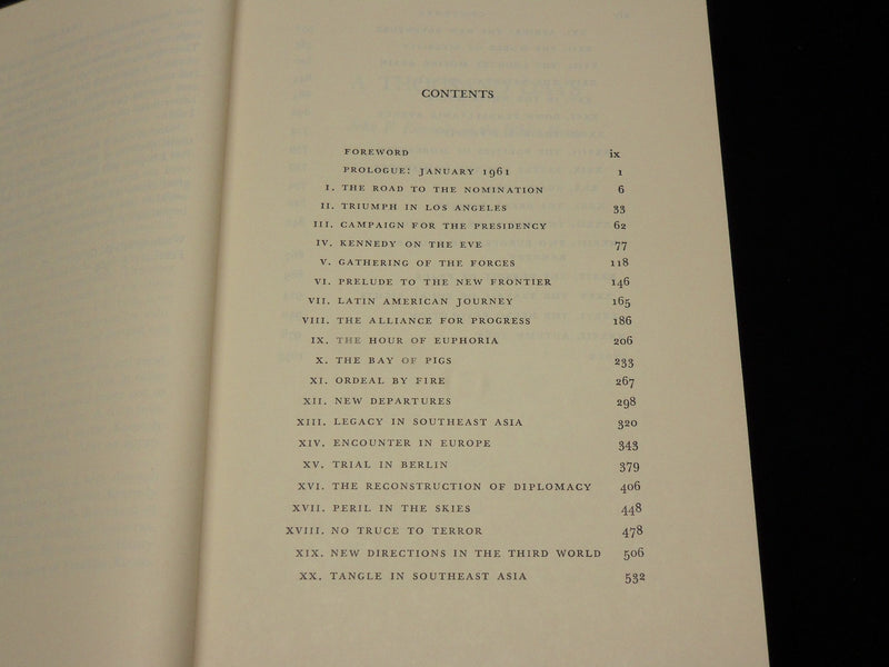 1965 A THOUSAND DAYS HARDCOVER BOOK BY ARTHUR M. SCHLESINGER - KD 6502