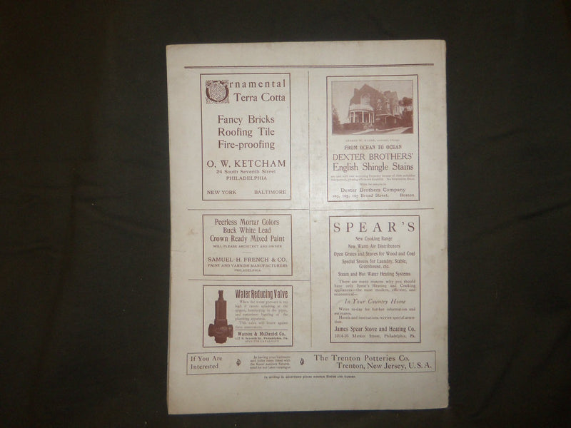 1906 JUNE THE HOUSE & GARDEN MAGAZINE - GREAT PHOTOS & ADS - ST 778