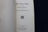 1951-1952 VASSAR COLLEGE CHAPEL PROGRAMS SOFTCOVER BOOK - K 867