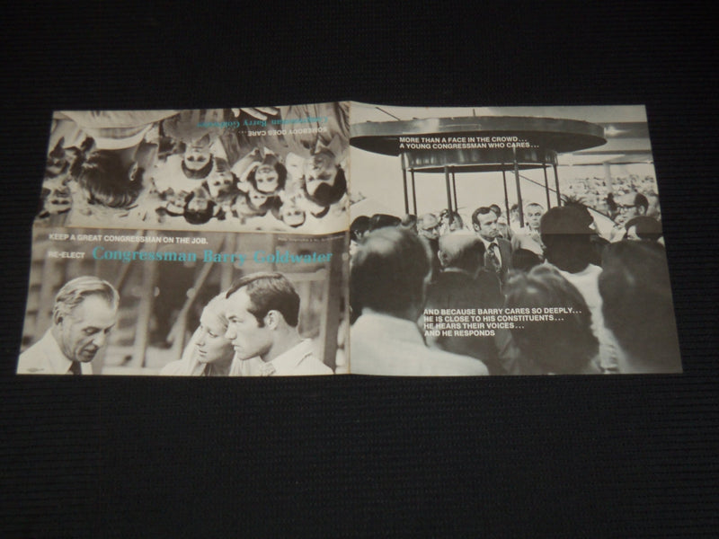 1972 BARRY GOLDWATER CONGRESSMAN CAMPAIGN LOT OF 3 PIECES - J 9543
